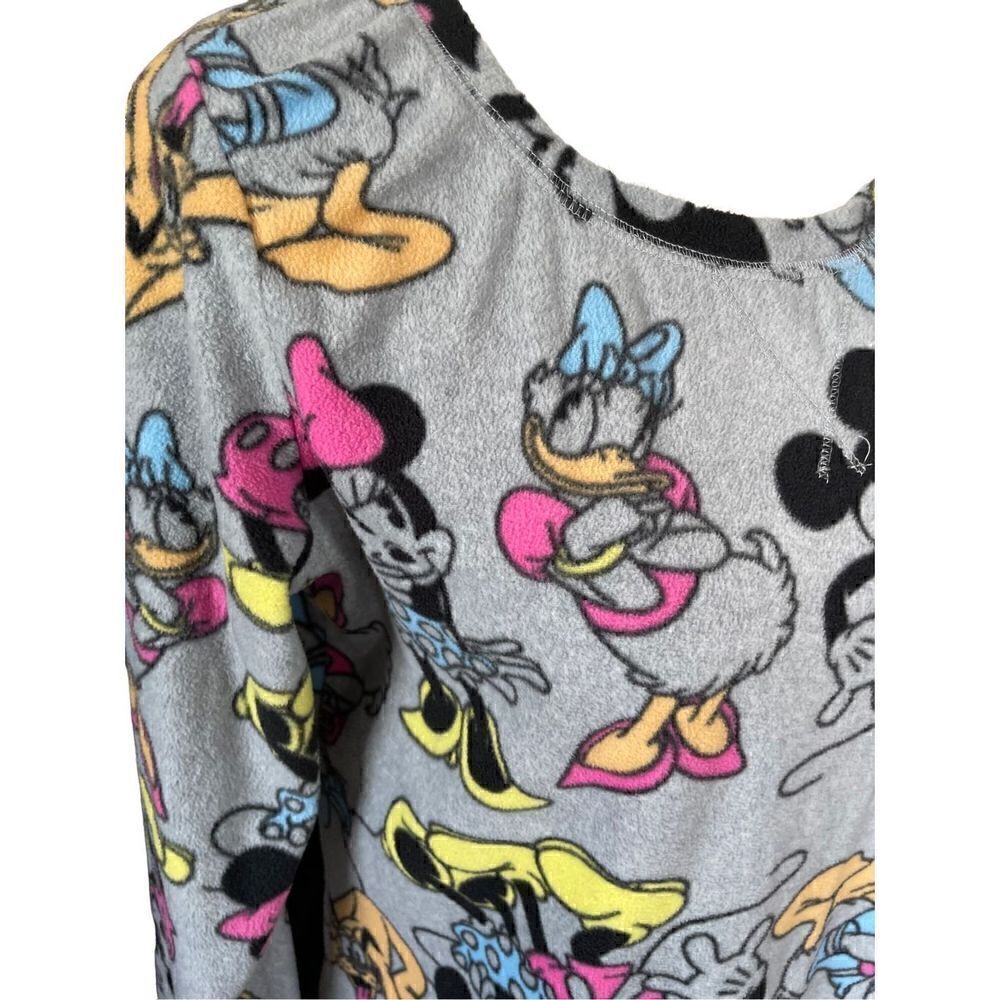 Disney Long Sleeve Gray Pajama Shirt Size Large - Picture 5 of 8